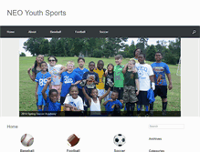 Tablet Screenshot of neoyouthsports.org